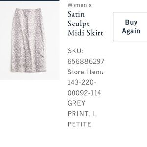 Abercrombie & Fitch Grey Patterned Pencil Skirt